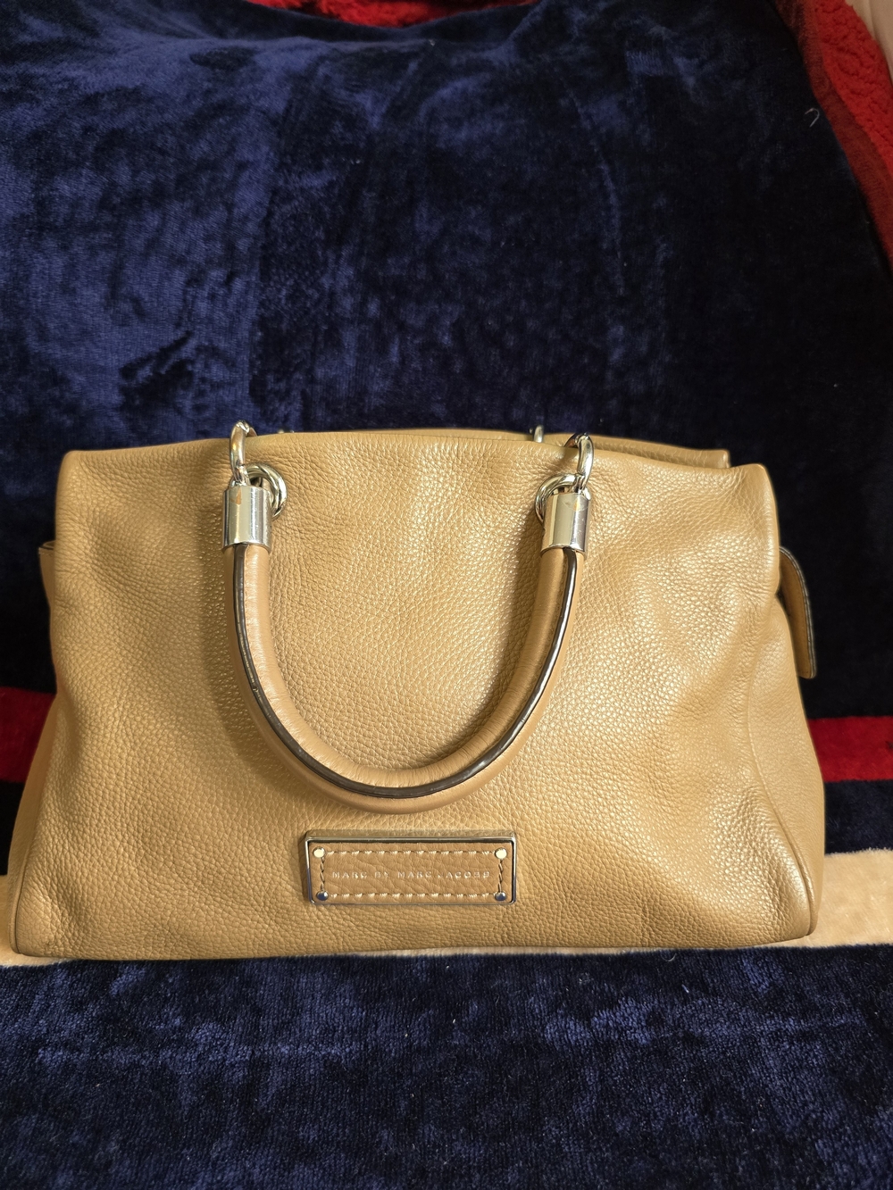Marc by Marc Jacobs Tan Leather Top-Handle Satchel